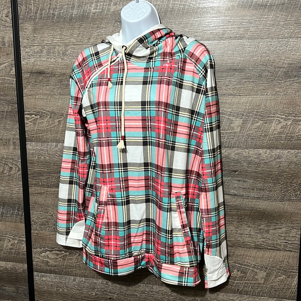 Double hooded sweatshirt